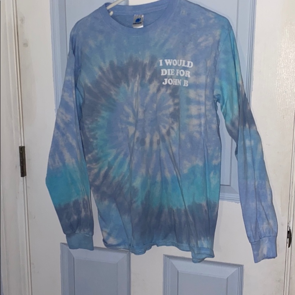 Blue tye dye Official Outer Banks Merchandise